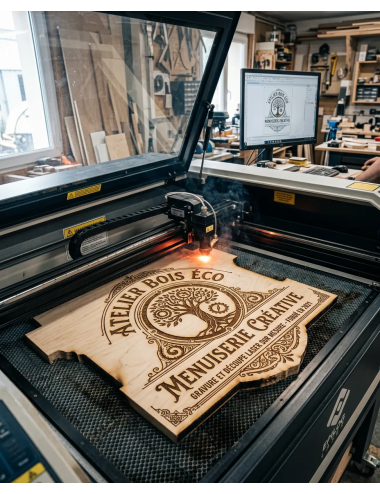 Découpe et gravure laser panneau