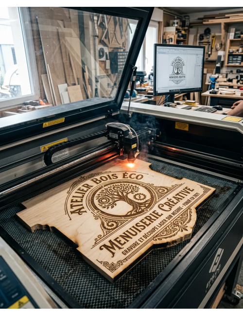 Découpe et gravure laser panneau
